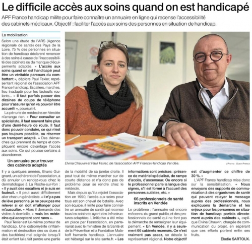 2024-05-02 _ Ouest France - Le difficile accès aux soins quand on est handicapé.jpg